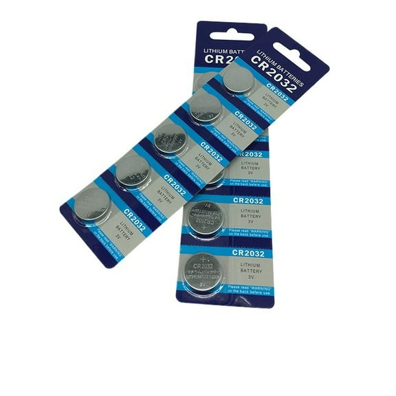 CR2032 3V Lithium Battery (10pcs), Compatible with AirTag, Key Fobs, Smart Sensors, Scales, Candles and More