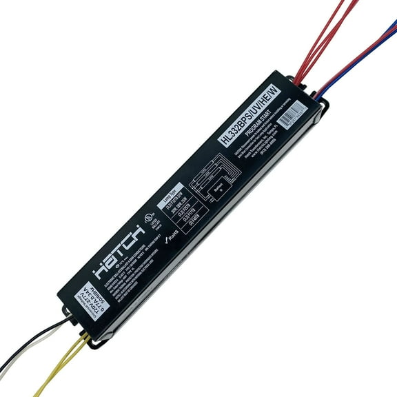 Replacement for Hatch HL332BPS/UV/HE/W, Program Start Electronic Ballast (1 Ballast)