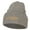 Grey, variant on Captain Embroidered Stretch ECO Cotton Long Beanie - Grey XL-3XL