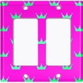 thumbnail image 6 of Metal Light Switch Plate Cover Teal Royal King Queen Crown KIN009, 6 of 13