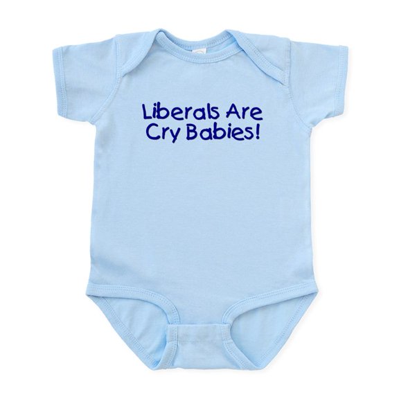 CafePress - Liberals Infant Onesie - Baby Light Bodysuit, Size Newborn - 24 Months