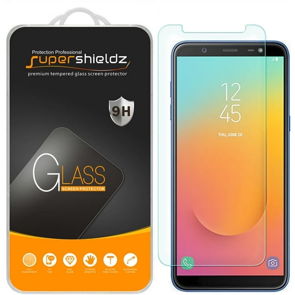 [1-Pack] Supershieldz for Samsung Galaxy J8 (2018) Tempered Glass Screen Protector, Anti-Scratch, Anti-Fingerprint, Bubble Free