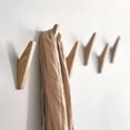 thumbnail image 1 of Ganchos de madera Ganchos de pared, Ganchos para abrigos, Ganchos de madera de caucho (paquete de 6) Ganchos para colgar en la pared Ganchos para colgar abrigos, Ganchos para sombreros, Ganc, 1 of 5