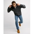 thumbnail image 5 of Hanes Ultimate Men's Full-Zip Heavyweight Fleece Hoodie Charcoal Heather S, 5 of 10