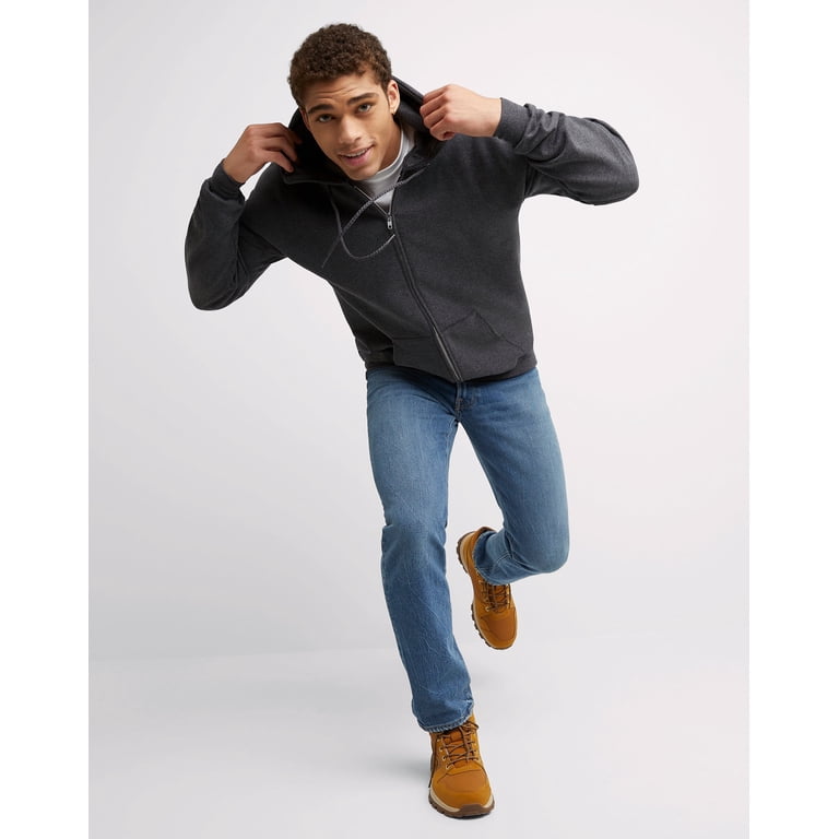 Hanes Ultimate Men's Full-Zip Heavyweight Fleece Hoodie photo 5