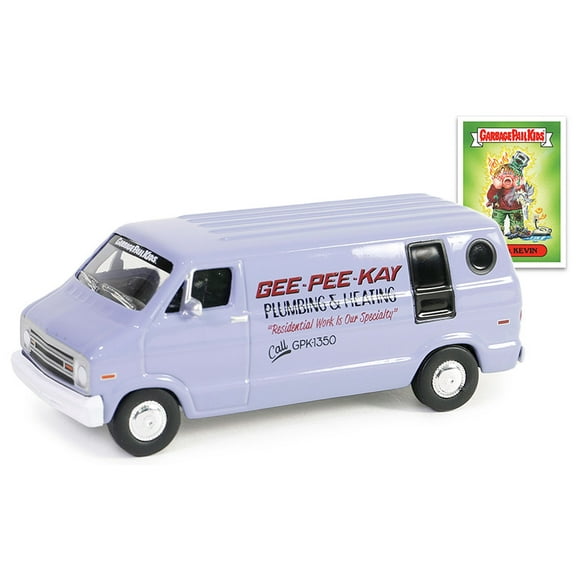 Greenlight Collectibles Garbage Pail Kids Series 6 - 1976 Dodge B-100 (Overkill Kevin)