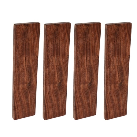 LOLIPPYY 4Pcs Woodworking Walnut Hardwood Planks Durable Wood Board for DIY Projects