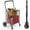 Medium, variant on Grocery Shopping Cart with 360° Rolling Swivel Wheels Utility Cart Easily Collapsible Cart 66lb Extended Foam Cover, Trolley for Laundry,Groceries,Travel Black (Medium)