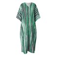 thumbnail image 5 of OVINYER Dress Women Plus Size Kaftans Casual V-Neck Long Soft Beach Maxi For Summer Trendy Chic Sundress, 5 of 9