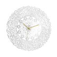 thumbnail image 3 of Reloj de pared de acrílico religioso que no hace tictac, relojes colgantes de arte de pared, decoración de mezquita de Ramadán para guardería, 30x30cm , argén BLESIY Reloj de pared, 3 of 8