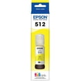 thumbnail image 1 of Epson 512 EcoTank Auto-Stop Ink Bottle, Yellow (T512420), 1 of 2