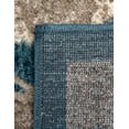 thumbnail image 5 of Unique Loom Gneis Salzburg Rug Light Blue/Gray 6' 1" x 9' Rectangle Floral Traditional Perfect For Living Room Bed Room Dining Room Office, 5 of 7