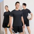 thumbnail image 3 of T-shirt Col Rond Personnalisé, LOGO Imprimé, polyester Coton, Manches Courtes, Activités de Groupe, Séchage Rapide, Vêtements de Travail Culturels en Gros, 3 of 7