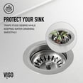 thumbnail image 3 of VIGO Stainless Steel Kitchen Sink Strainer, 3 of 7