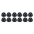thumbnail image 1 of Eigraketly Ruedas de junta de rueda Universal de bola silenciosa 4X negro blanco silencioso autoadhesivo multiusos de acero inoxidable rodamiento Type4 NO4, 1 of 1