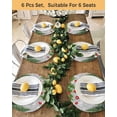 thumbnail image 4 of 15 Inch Round Placemats Set of 6, Grey Christmas Non Slip Heat Insulation PP Table Mats, Xmas Tree Ball Snowflake Winter Gifts Washable Place Mats for Kitchen Dining Party Table Decor, 4 of 7