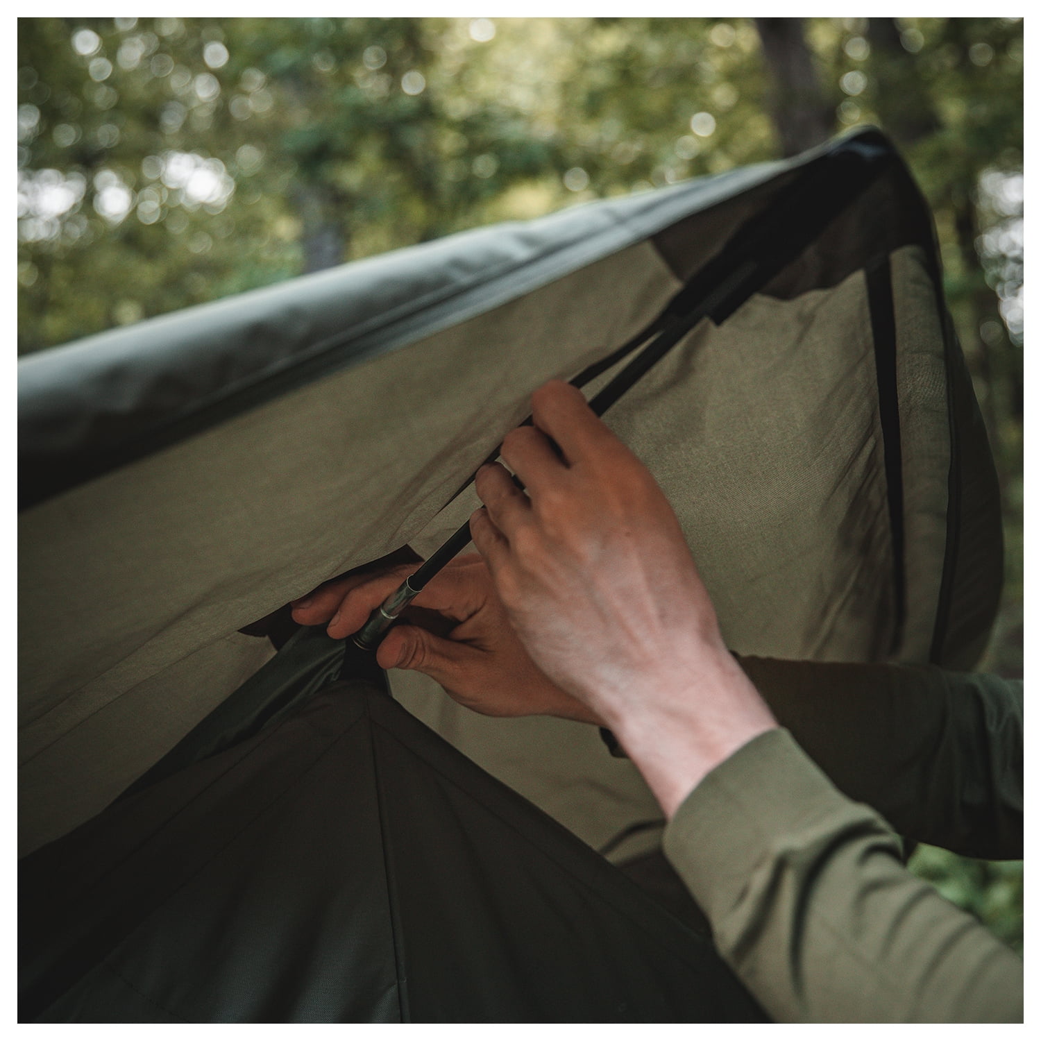 Gazelle Tents™ T4 Portable Hub Tent, 4-Person, Alpine Green, GT400GR
