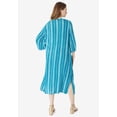 thumbnail image 2 of Roaman's Women's Plus Size Hand-Crinkled Embellished Kaftan, 2 of 5
