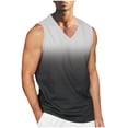 thumbnail image 1 of Birdeem Camisole pour Hommes Hommes Décontracté Mode Uni Col en V Sport Sans Manches Hauts, 1 of 1