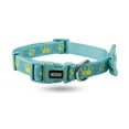 thumbnail image 4 of YUDOTE Dog Collar Medium Adjustable Nylon Webbing with Bow Tie and Crown Patterned Ribbon for Wedding,Party,Birthdays and More, Mint Green, 4 of 7