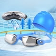 thumbnail image 3 of Gytml Swimming Kit With Nose Clip And Ear Plugs, Swim Goggles Cap Set, Anti-Fog Uv Swim Glasses, Waterproof Silicone Swim Cap Kit For Swimming & Water Sports(A-20.5X6X5.5Cm), 3 of 4