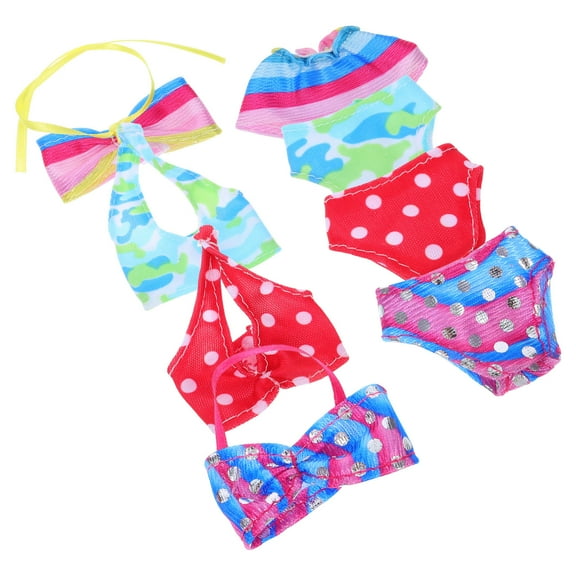 unbranded 4sets Doll Summer Outfits Cute Swimsuit And Bikini For Dolls For Beach Vacation Photography Chic Craftsmanship