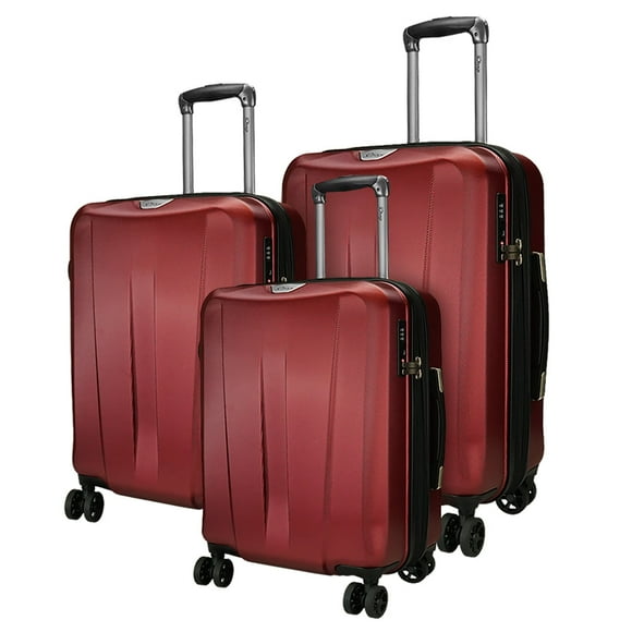 Set de 3 Maletas de Policarbonato EA1 20", 24" Y 28” Roja