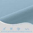 thumbnail image 5 of Pakunoda Chaise Lounge Cushions 80" x 26" x 4" Outdoor High-Density Foam Patio Furniture Lounger Replacement Cushions with Zipper Ties Water-Resistant for Pool, Sky Blue, 5 of 7