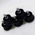 thumbnail image 3 of 5pcs Chairs Glide Castors Glides Replacement Furniture Floor for Office Home(Black), 3 of 5