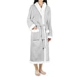 thumbnail image 1 of Forro polar sherpa Robe PAVILIA Premium para mujer con ribete satinado, 1 of 7
