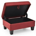 thumbnail image 4 of Glory Furniture Monaco G0494-O Ottoman , BURGUNDY, 4 of 6