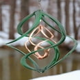 thumbnail image 2 of Double Cosmix Green Copper Wind Spinner - 14 inch, 2 of 2