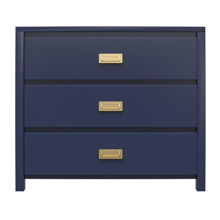 Little Seeds Monarch Hill Haven 3 Drawer Kids Dresser Navy