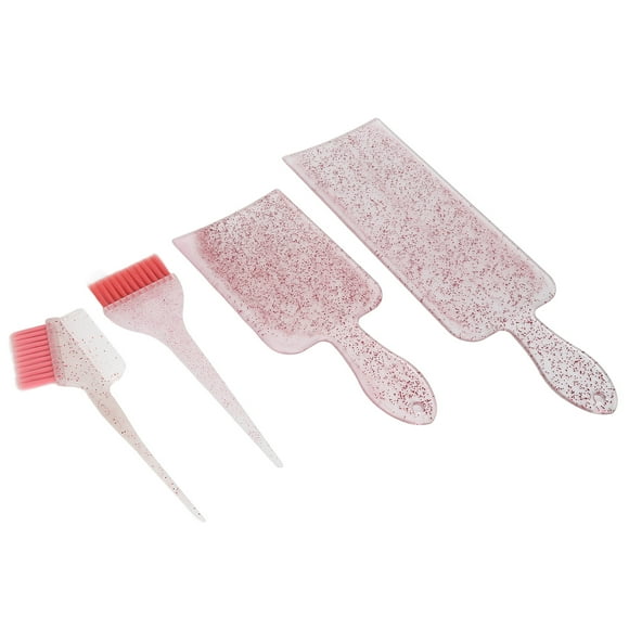 4pcs Hair Dyeing Board Kit Hair Coloring Board Kit, Hair Coloring Board Kit Highlighting Tinting Bleaching Hair Dyeing Brush Board Kit for Beauty Salon