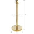 thumbnail image 4 of Global Industrial Best Value Portable Gold Finished 34"" H Post With Base, 4 of 4