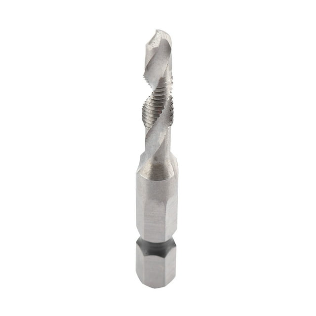 Goshyda M5 x 0.8 HSS 1/4Taladro de vástago Hexagonal y Brocas de Rosca cónica Herramienta eléctrica para Metal BlandoAluminioHierro Khall GSOT50500-M5