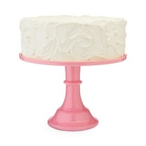Twine Pink Melamine Plastic Cake Stand - Food Service Dessert Accessory, Pink