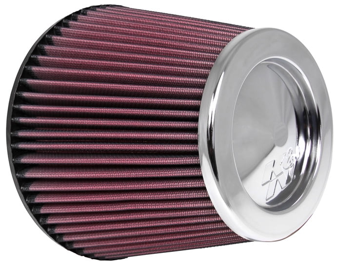 Flange Length: 1 In RF-1017 K&N Universal Clamp-On Air Filter: High Performance Replacement Engine Filter: Flange Diameter: 6 In Filter Height: 8 In Washable Premium Shape: Round Tapered 