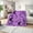 40x30inch(102cmx76cm), variant on vHalloween Bat Print Flannel Throw Blanket - Ultra-Soft & Warm Lightweight All-Season Purple with Black Bats Design, 30x40 & 60x80 Inch, Machine Washable Cozy Couch Bed Blanket for Home, Dorm, Office