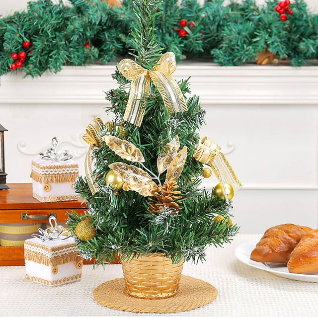 Dsscvnef Christmas Tree Potted Ornaments Christmas Simulation Christmas Flower Christmas Tree Desktop Bonsai Layout Decorations