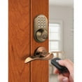 thumbnail image 2 of MiLocks Digital Deadbolt Door Lock and Passage Lever Combo, Oil-Rubbed Bronze Finish with Keyless Entry via Remote Control and Keypad Code for Exterior Doors (XFL-02OB), 2 of 4