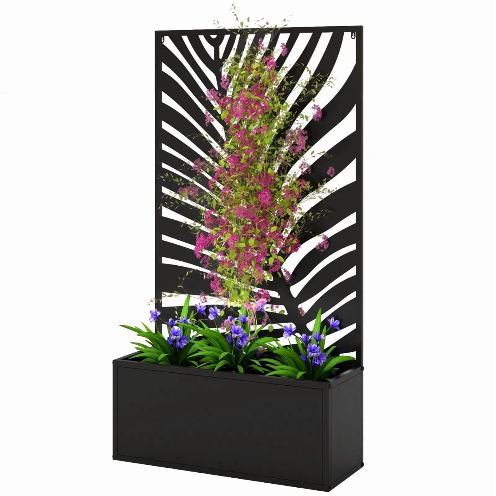 Freestanding Plant Bed Wall Mounted Flower Raised Garden Bed