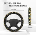thumbnail image 3 of Uemuo Printed Car Elastic Steering Wheel Cover - Universal Car Accessory for Diverse Cars Anti-Slip, and Comfortable- 15", 3 of 8