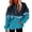 X_Blue 0918 hoodies for women, variant on Wang6 Plus Size Hoodies for Womens Loose Leapord Pirnted Hooded Pullovers Sweatshirts Trendy Fall Long Sleeve V Neck Tops with Pocket Orange XL
