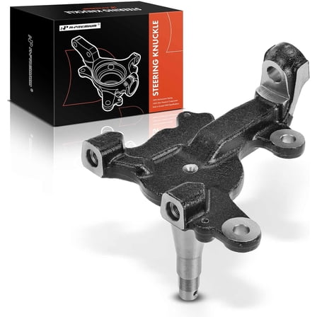 A-Premium Front Suspension Steering Knuckle Compatible with Toyota Tacoma 1995-2002, RWD, Right Passenger Side, Replace # 4321135180