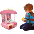 thumbnail image 2 of DEBGFS Claw Machine Doll Machine with 12 Dolls, Removable Remote Control, USB Cable, Sounds and Lights, Best Gift Toy for Kids,Pink, 2 of 5
