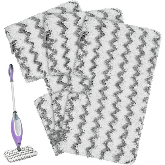 Steam Mop Replacement Pads for Shark S3500 Series S3501 S3601 S3501S S3601C S3550 S3801 S3901 S2901 Steam Pocket Mop,Microfiber Scrub Mop Pads for Deep Cleaning,Reusable and Machine-washable,3 Pack