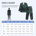 thumbnail image 4 of Halloween Costumes Mens Pajamas Set, Halloween Cold Flame Knight Halloween Pajamas Button Down Long Sleeve Loungewear Halloween Sleepwear Pjs sets for Men, 4 of 7