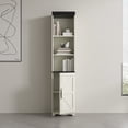thumbnail image 4 of CQSXDA 70.86 Inch Tall Free Combination Wooden Storage Cabinet with 5 Shelves, Free-Standing Cube Display Shelf for Bedroom Living Room Organization, White, 4 of 14