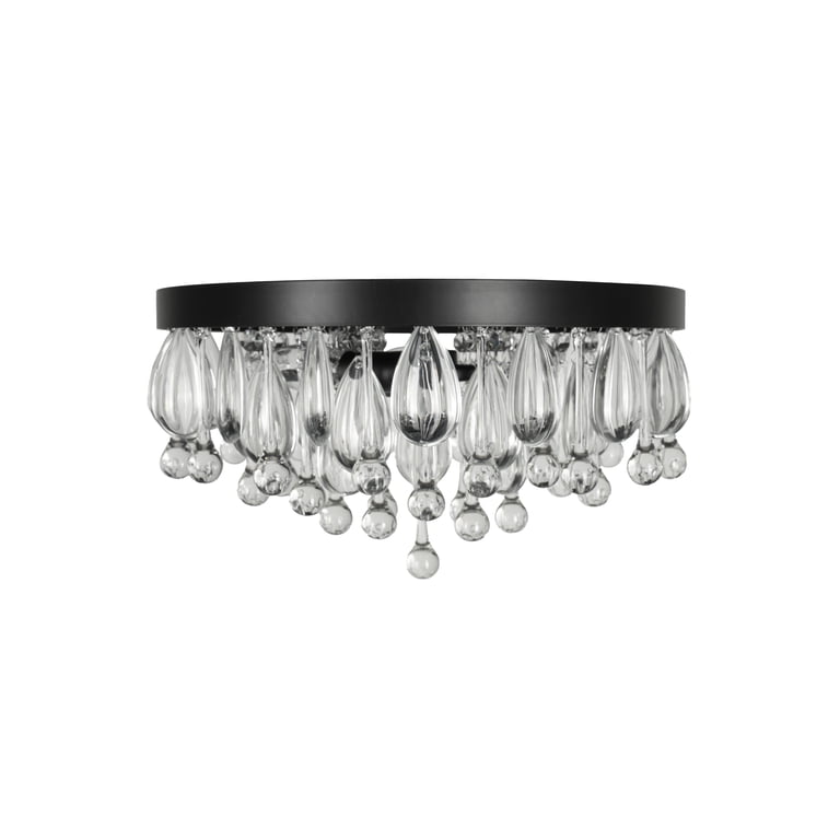 Kenroy Home Cascade 13'' Flush Mount Ceiling Light Fixture with